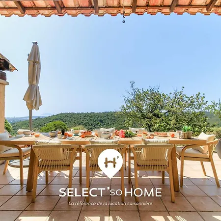 Selectsohome - Vue Mer, Piscine, 10p - Provence - Bella Vista * Bormes-les-Mimosas
